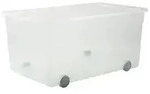 Rotho Aufbewahrungsbox CLEAR &brvbar; transparent/klar &brvbar; Kunststoff &brvbar; Ma&szlig;e (cm): B: 40