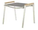 Zebra Hocker One &brvbar; grau &brvbar; Ma&szlig;e (cm): B: 49 H: 47 T: 54.0