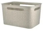 Rotho Aufbewahrungsbox BRISEN &brvbar; beige &brvbar; Polypropylen &brvbar; Ma&szlig;e (cm): B: 36 H: 21 T: