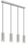 Globo Lighting H&auml;ngeleuchte &brvbar; silber &brvbar; Ma&szlig;e (cm): B: 6 H: 120