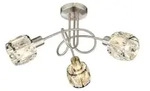 Globo Lighting Deckenleuchte &brvbar; silber &brvbar; Ma&szlig;e (cm): H: 24 &Oslash;: 38.0