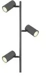Globo Lighting Stehleuchte &brvbar; grau &brvbar; Ma&szlig;e (cm): B: 23 H: 154