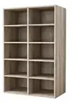 Schuhregal &brvbar; holzfarben &brvbar; Ma&szlig;e (cm): B: 55 H: 83,9 T: 29.5
