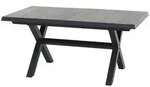 Siena Garden Ausziehtisch Sincro &brvbar; schwarz &brvbar; Ma&szlig;e (cm): B: 90 H: 77