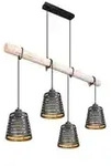 Globo Lighting Pendelleuchte &brvbar; schwarz &brvbar; Ma&szlig;e (cm): B: 85 H: 120 T: 17.0