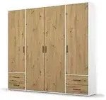 Dreht&uuml;renschrank Yarm &brvbar; wei&szlig; &brvbar; Ma&szlig;e (cm): B: 187 H: 194
