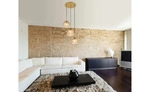 Globo Lighting Pendelleuchte &brvbar; gold &brvbar; Ma&szlig;e (cm): B: 43 H: 150 T: 43.0