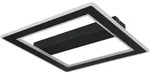 Globo Lighting Deckenleuchte &brvbar; schwarz &brvbar; Ma&szlig;e (cm): B: 45 H: 5