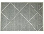 SANSIBAR Sylt Teppich &brvbar; grau &brvbar; Viskose &brvbar; Ma&szlig;e (cm): B: 240 H: 0,5