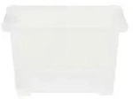 Rotho Aufbewahrungsbox EVO EASY &brvbar; transparent/klar &brvbar; Kunststoff &brvbar; Ma&szlig;e (cm): B: