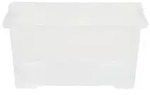 Rotho Aufbewahrungsbox EVO EASY &brvbar; transparent/klar &brvbar; Kunststoff &brvbar; Ma&szlig;e (cm): B: