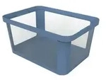 Rotho Aufbewahrungsbox 45 Liter Albris &brvbar; blau &brvbar; Kunststoff &brvbar; Ma&szlig;e (cm): B: 39 H: