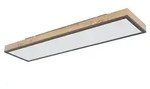 Globo Lighting Deckenleuchte &brvbar; grau &brvbar; Ma&szlig;e (cm): B: 80 H: 7,8 T: 20.0