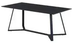Esstisch &brvbar; schwarz &brvbar; Ma&szlig;e (cm): B: 180 H: 75
