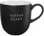 ASA SELECTION Tasse &brvbar; schwarz &brvbar; Porzellan &brvbar; Ma&szlig;e (cm): H: 9,5 &Oslash;: 9.5