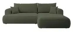 Selsey Ecksofa mit Schlaffunktion &brvbar; gr&uuml;n &brvbar; Ma&szlig;e (cm): B: 260 H: 93