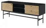 Lowboard &brvbar; schwarz &brvbar; Ma&szlig;e (cm): B: 150 H: 60