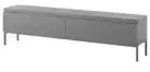 Selsey Lowboard &brvbar; schwarz &brvbar; Ma&szlig;e (cm): B: 175 H: 46