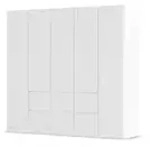 Dreht&uuml;renschrank Wigan &brvbar; wei&szlig; &brvbar; Ma&szlig;e (cm): B: 226 H: 210
