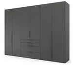 Dreht&uuml;renschrank Port Talbot &brvbar; schwarz &brvbar; Ma&szlig;e (cm): B: 301 H: 223