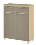 Schuhschrank &brvbar; beige &brvbar; Ma&szlig;e (cm): B: 84 H: 108 T: 37.0