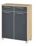 Schuhschrank &brvbar; grau &brvbar; Ma&szlig;e (cm): B: 84 H: 108 T: 37.0