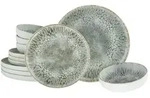 CreaTable Kombiservice Uno &brvbar; grau &brvbar; Steinzeug/Steingut &brvbar; Ma&szlig;e (cm): B: 40 H: