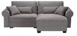 Ecksofa beidseitig montierbar Angelina klein &brvbar; braun &brvbar; Ma&szlig;e (cm): B: 255 H: 92 T: