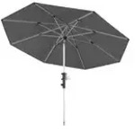 Sonnenschirm &Oslash; 315 cm Knirps Ph&ouml;nix &brvbar; grau &Oslash;: 315.0