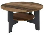 by Living Couchtisch &brvbar; braun &brvbar; Ma&szlig;e (cm): B: 80 H: 42,5