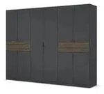 Dreht&uuml;renschrank Thurso &brvbar; schwarz &brvbar; Ma&szlig;e (cm): B: 271 H: 210