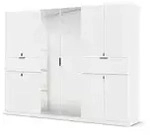 Dreht&uuml;renschrank Thurso &brvbar; wei&szlig; &brvbar; Ma&szlig;e (cm): B: 271 H: 210
