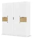 Dreht&uuml;renschrank Thurso &brvbar; wei&szlig; &brvbar; Ma&szlig;e (cm): B: 181 H: 210