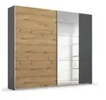 Schwebet&uuml;renschrank Acton &brvbar; grau &brvbar; Ma&szlig;e (cm): B: 218 H: 59