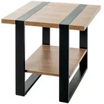 Beistelltisch &brvbar; holzfarben &brvbar; Ma&szlig;e (cm): B: 45 H: 45