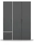 Dreht&uuml;renschrank Yarm &brvbar; wei&szlig; &brvbar; Ma&szlig;e (cm): B: 140 H: 194