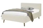 Polsterbett mit Bettkasten &brvbar; beige &brvbar; Ma&szlig;e (cm): B: 161 H: 105