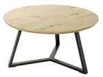 Couchtisch &brvbar; holzfarben &brvbar; Ma&szlig;e (cm): H: 42 &Oslash;: 80.0