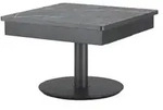 Couchtisch &brvbar; schwarz &brvbar; Ma&szlig;e (cm): B: 67 H: 44