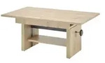 Couchtisch &brvbar; holzfarben &brvbar; Ma&szlig;e (cm): B: 65 H: 48