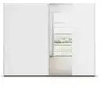 Schwebet&uuml;renschrank Acton &brvbar; wei&szlig; &brvbar; Ma&szlig;e (cm): B: 261 H: 59