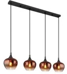 Globo Lighting H&auml;ngeleuchte &brvbar; schwarz &brvbar; Ma&szlig;e (cm): B: 18 H: 120