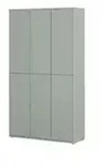 Schuh- und Mehrzweckschrank &brvbar; gr&uuml;n &brvbar; Ma&szlig;e (cm): B: 109 H: 192 T: 34.8