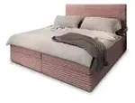 MASSENO Boxbett mit Bettkasten &brvbar; rosa/pink &brvbar; Ma&szlig;e (cm): B: 180 H: 98