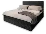 MASSENO Boxbett mit Bettkasten &brvbar; schwarz &brvbar; Ma&szlig;e (cm): B: 180 H: 98