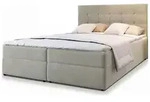 MASSENO Boxbett mit Bettkasten &brvbar; beige &brvbar; Ma&szlig;e (cm): B: 180 H: 98