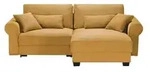 Ecksofa beidseitig montierbar Angelina klein &brvbar; gelb &brvbar; Ma&szlig;e (cm): B: 255 H: 92 T: