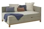Polsterliege &brvbar; beige &brvbar; Ma&szlig;e (cm): B: 97 H: 91