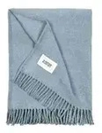 SCH&Ouml;NER WOHNEN Kollektion Wohndecke &brvbar; blau &brvbar; Baumwollmischgewebe &brvbar; Ma&szlig;e (cm):