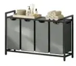 W&auml;schekorb &brvbar; grau &brvbar; Stoff &brvbar; Ma&szlig;e (cm): B: 116 H: 72